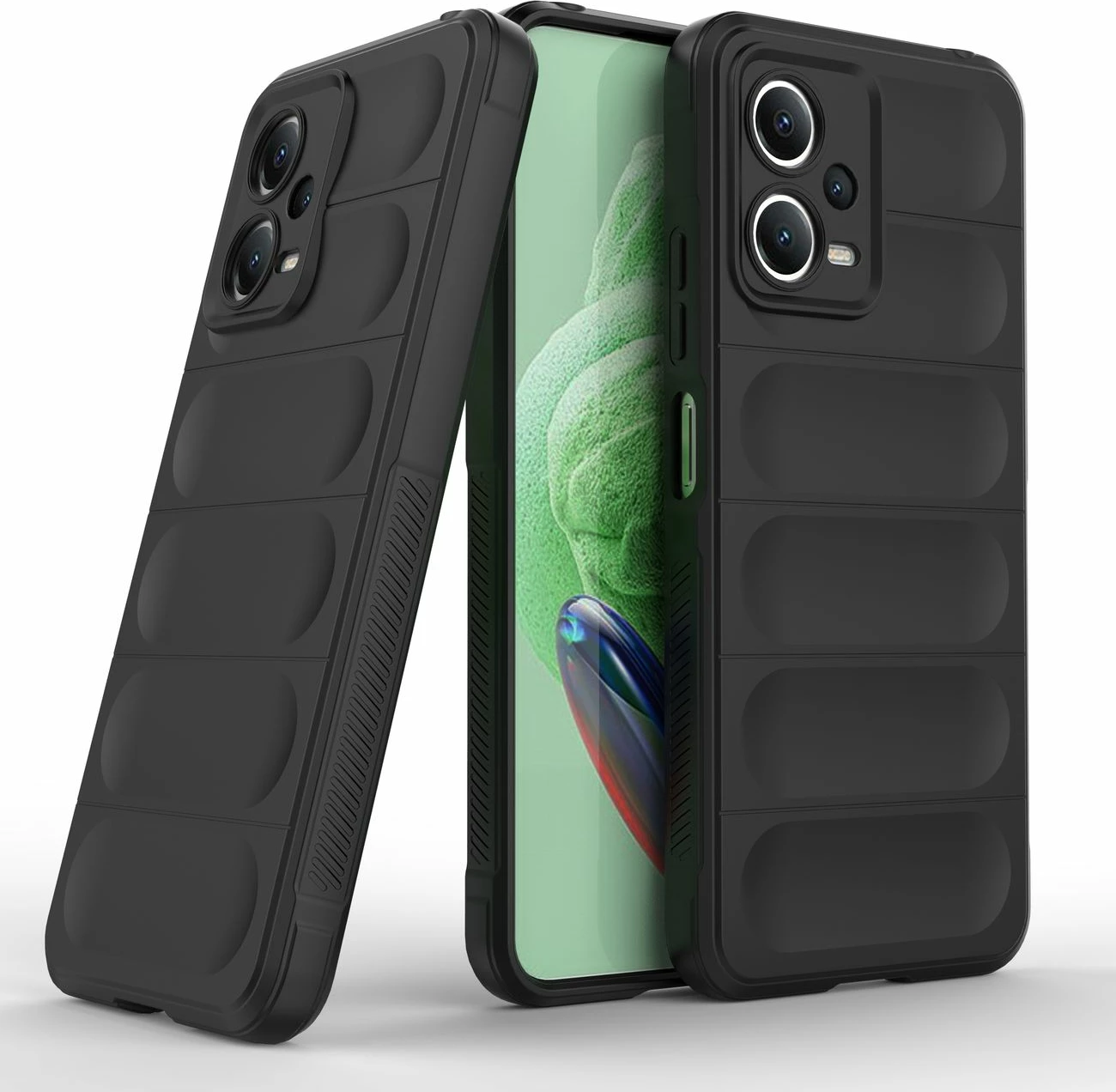 Mbështjellës Hurtel Magic Shield Case për Xiaomi Redmi Note 12 5G / Poco X5 5G, i zi
