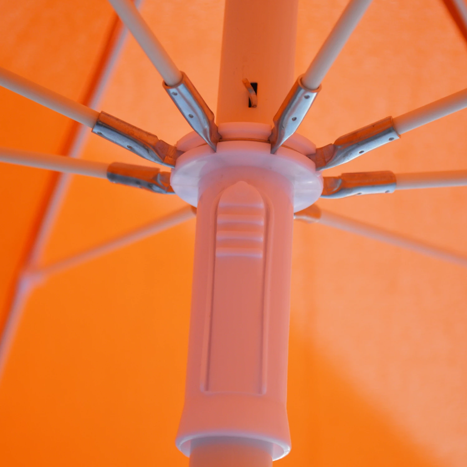 Çadër për plazh me fibra qelqi, 2m, FH6015.02, ngjyrë portokalli