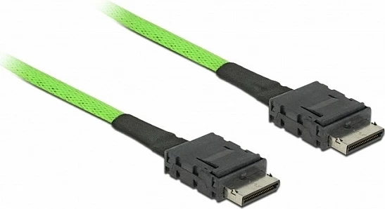 Kabllo OCuLink DeLOCK 85214, SFF-8611 në SFF-8611, 1 m, e zezë