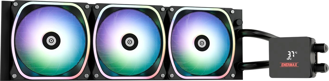 Ftohës uji Enermax Aquafusion II 360mm ARGB, i zi