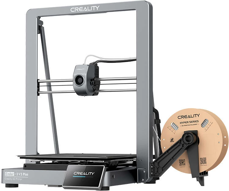 Printer 3D Creality Ender-3 V3 Plus, FDM, volum 300x300x330 mm, gri
