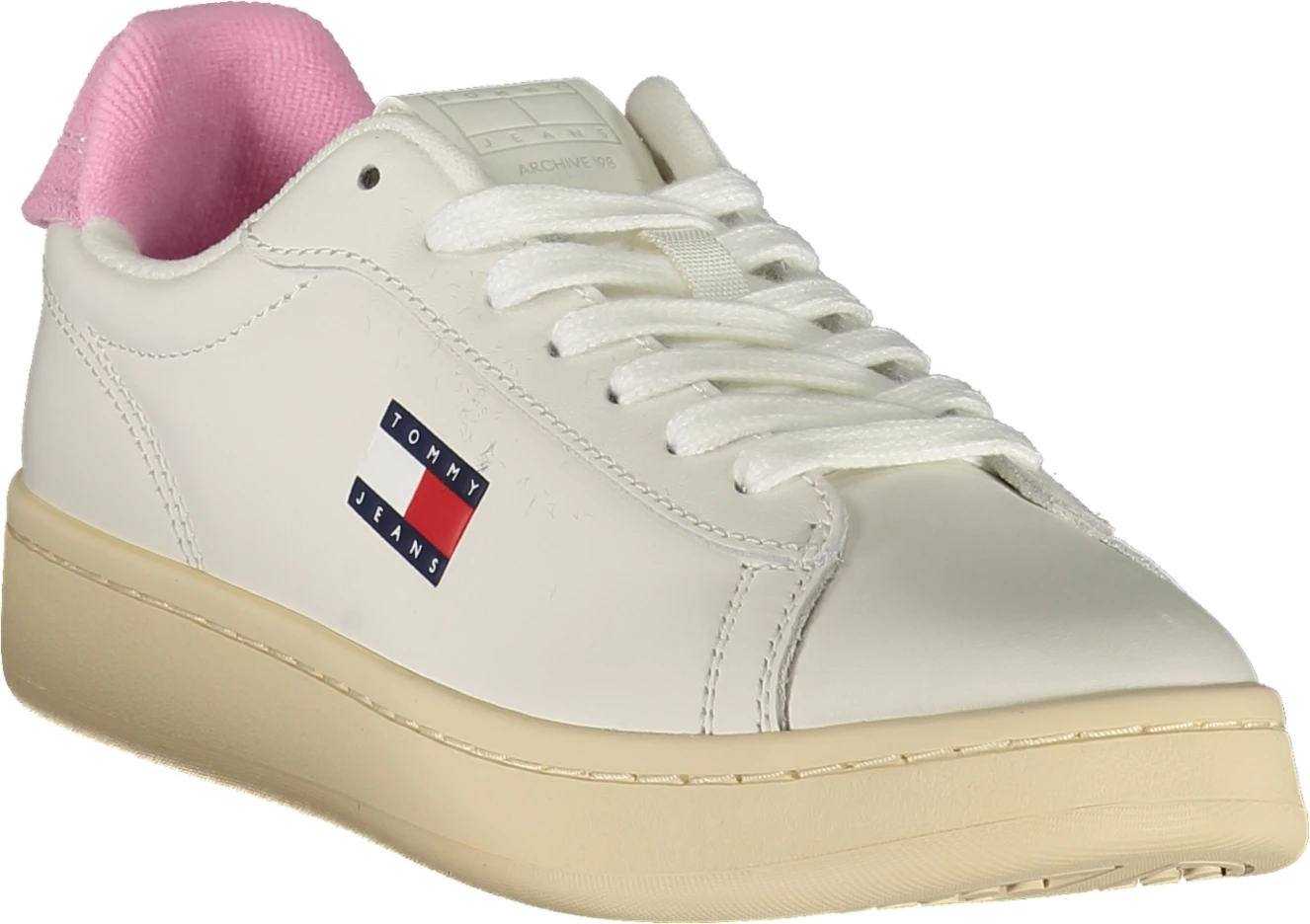 Atlete femra Tommy Hilfiger, të bardha me detaje rozë [Madhësia: 38]