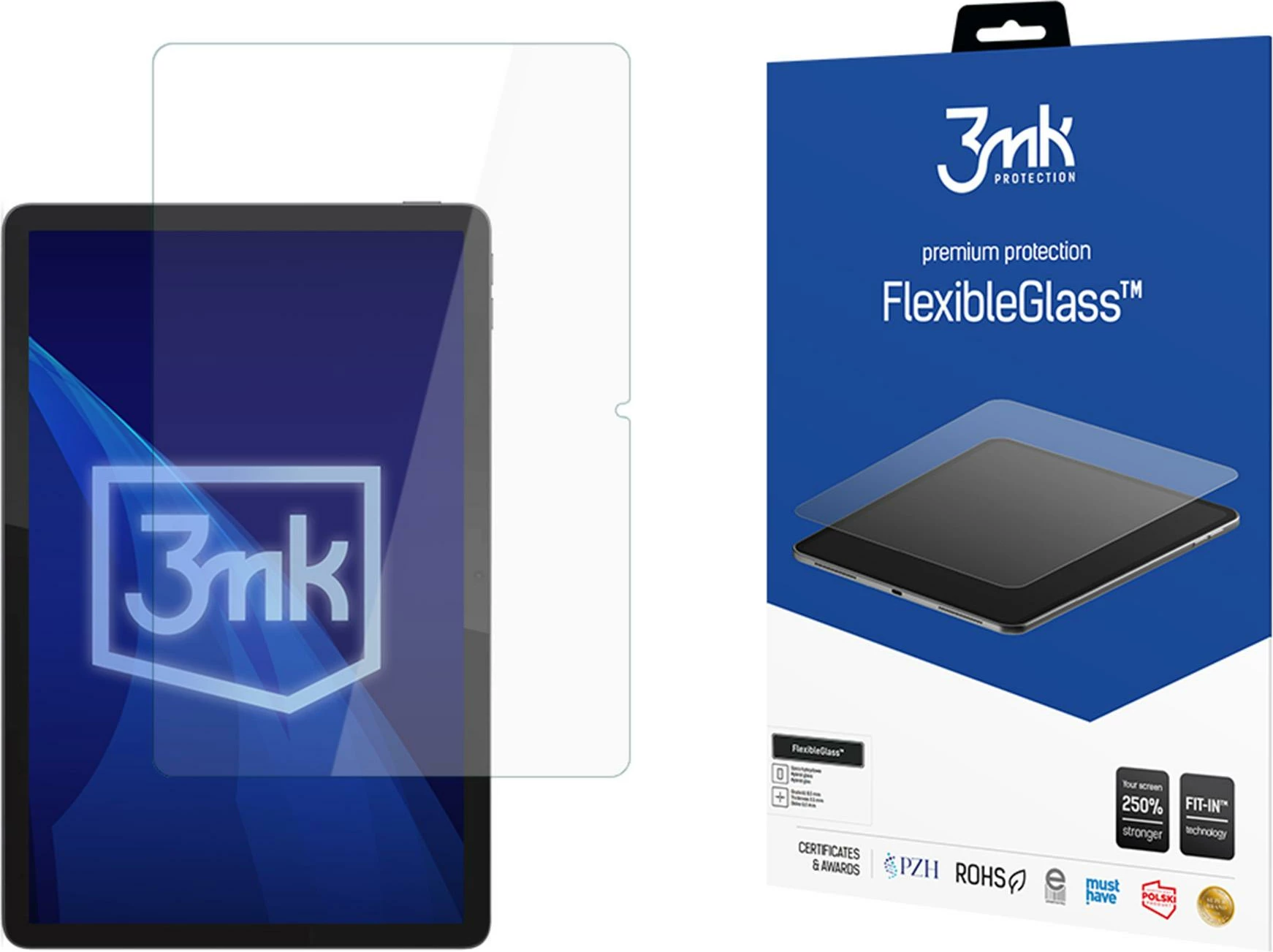 Xham mbrojtës hibrid 3mk FlexibleGlass për Lenovo Tab 10.1" TB311FU