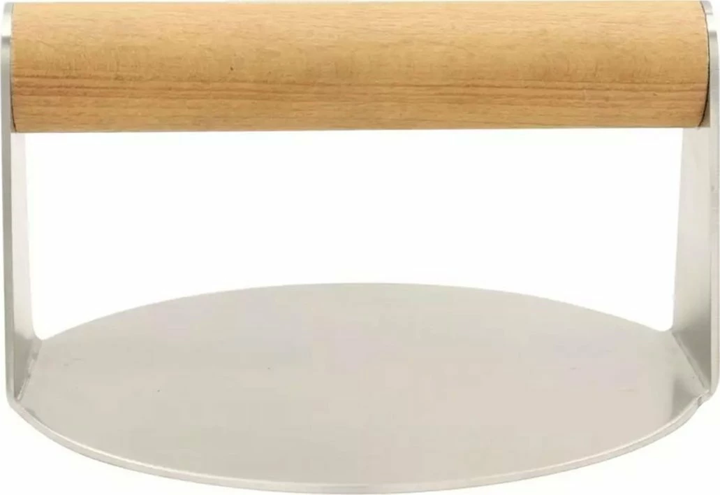 Presë mishi KingHoff KK-1878 Ø14 cm, inoks me dorezë druri