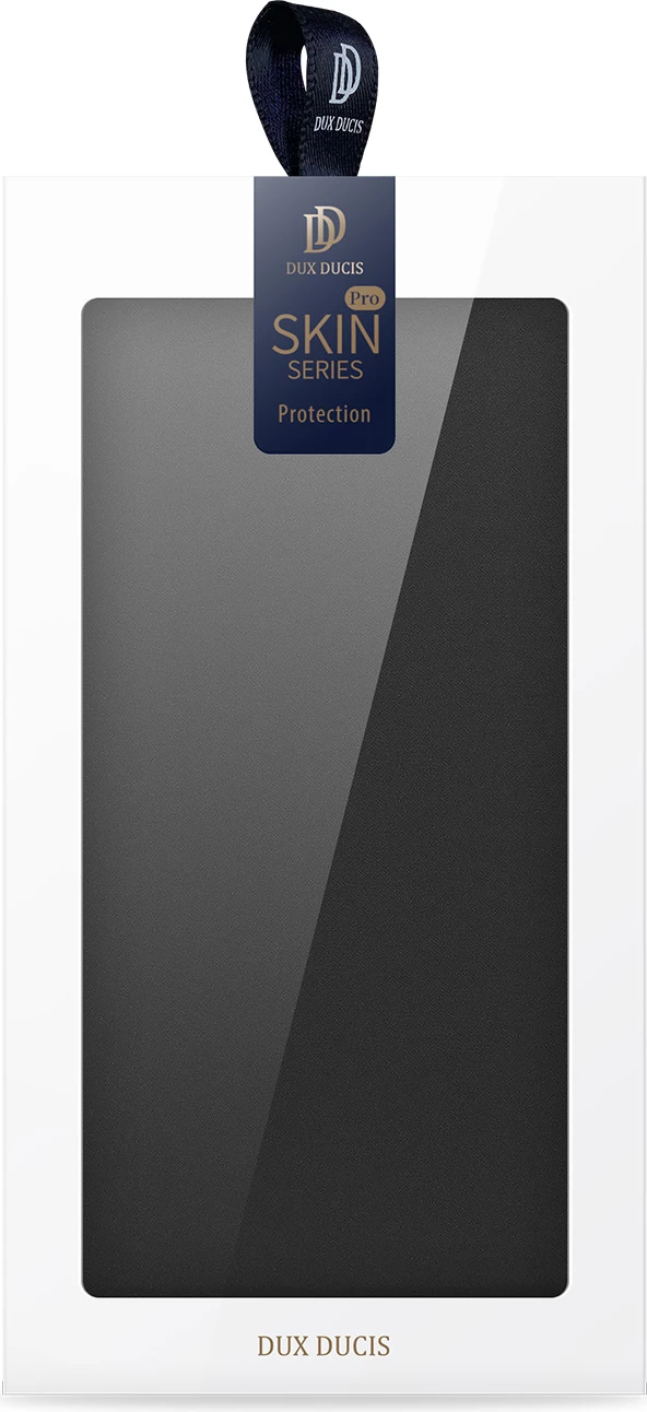 Mbështjellës Dux Ducis Skin Pro për Oppo Reno 8 Pro, me kapak, xhep për kartela, funksion stand, e zezë