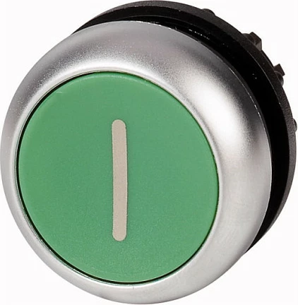 Buton shtypës Eaton M22-D-G-X1, Ø22 mm, i gjelbër