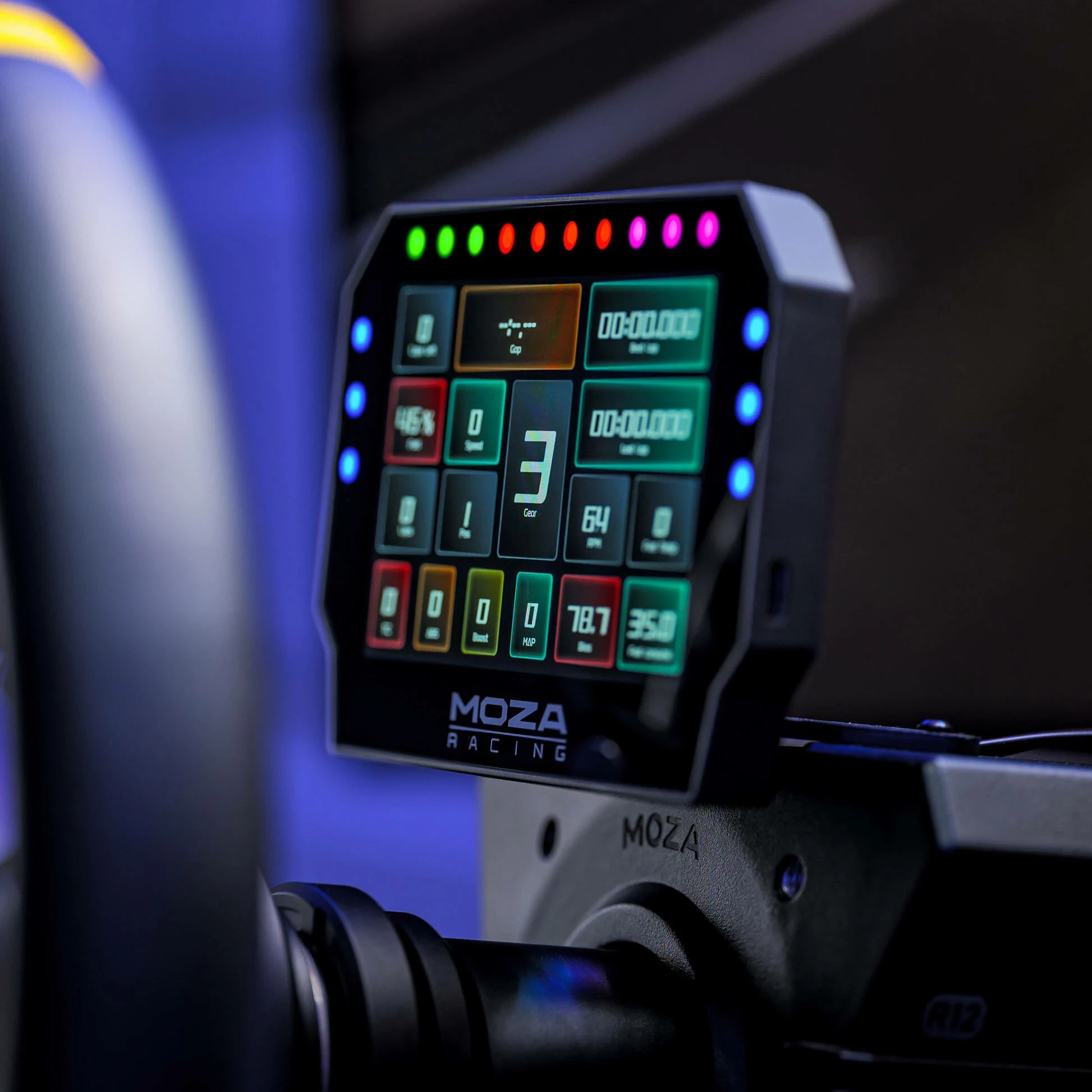 Ekran sim racing Moza CM2 RS072 5\" touchscreen 720p