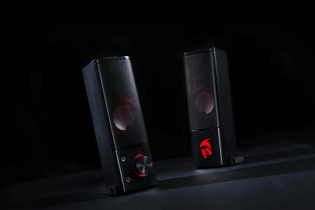 Altoparlantë Redragon Orpheus GS550 2.0 USB + 3.5mm AUX, set 2 copë, i zi