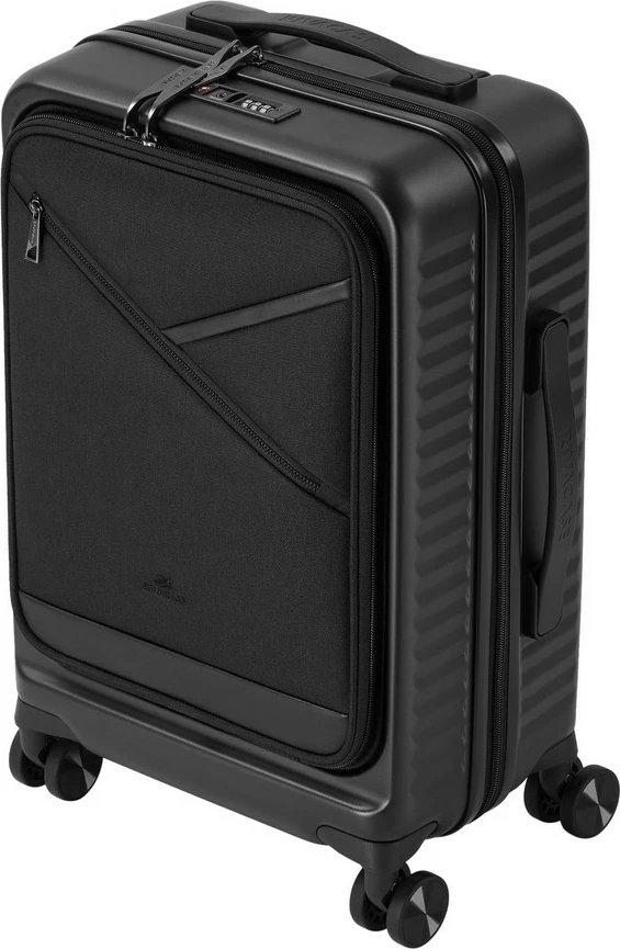 Valixhe kabine RIVACASE 8181 Clark ECO, e zezë