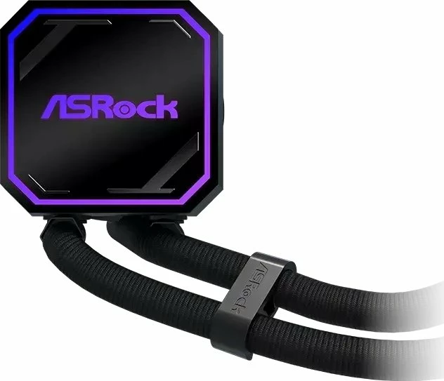 Ftohje e lëngshme CPU ASRock Pro 360 ARGB (90-APRA36-BAAGA6), radiator 360mm, 3x120mm PWM, AM4/AM5 & LGA1700/1851, e zezë, me pastë termike