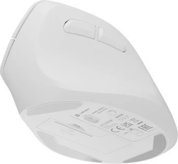 Maus vertikal Natec Crake 2, Bluetooth, 2400 DPI, i bardhë
