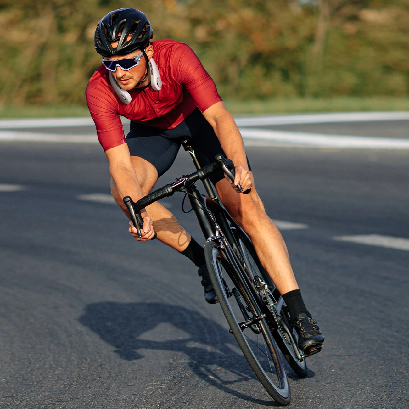 Ventilator qafe Jisulife Neck Fan 4 5000mAh USB-C, gri