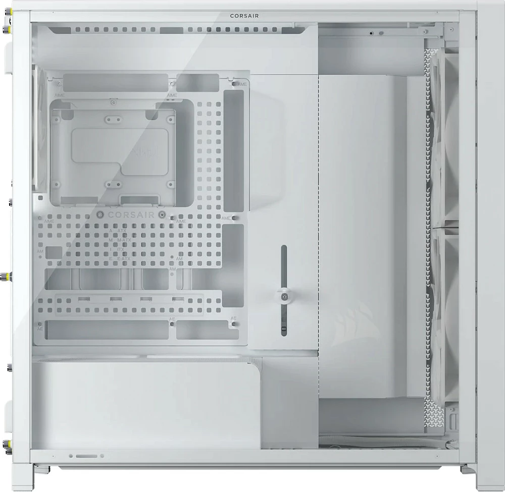Kasë Corsair FRAME 5000D Wood RS Performance, Midi Tower, panel xhami i temperum, RGB, White/Oak