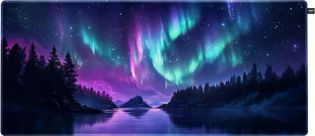 Tastierë mekanike Cherry Northern Light Bundle, USB me kabllo, 65%, QWERTZ, RGB, me mauspad, multicolor