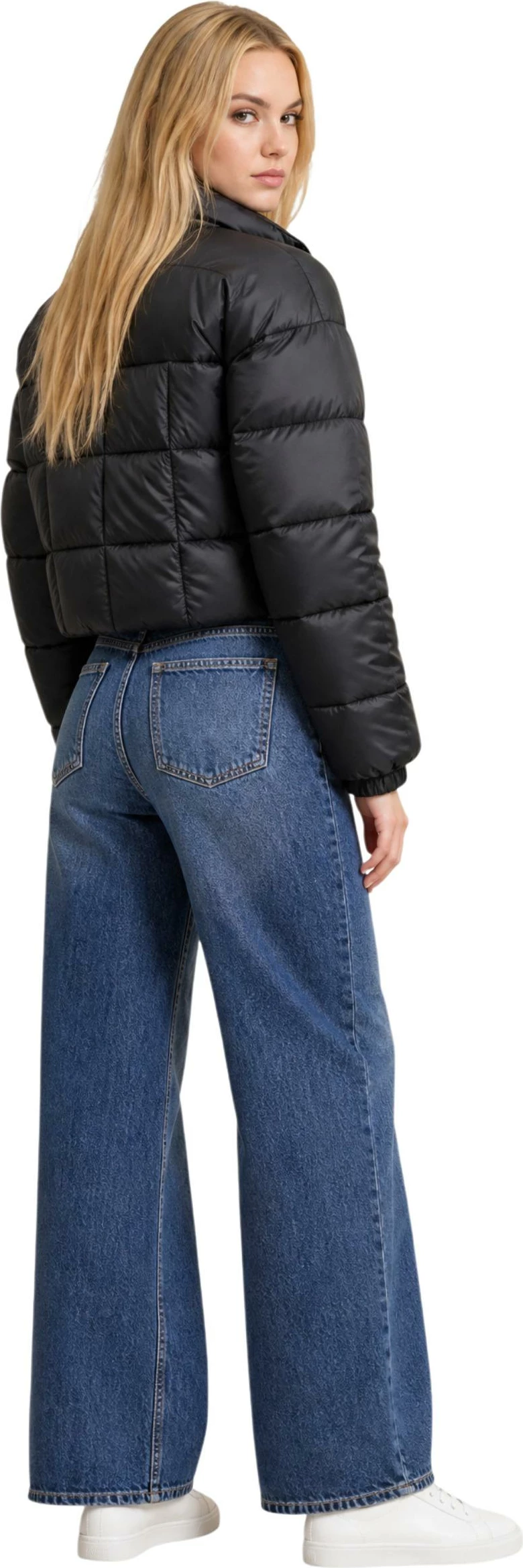 Jakne për femra Columbia Puffect III Cropped 2171241, e zezë [Madhësia: S]