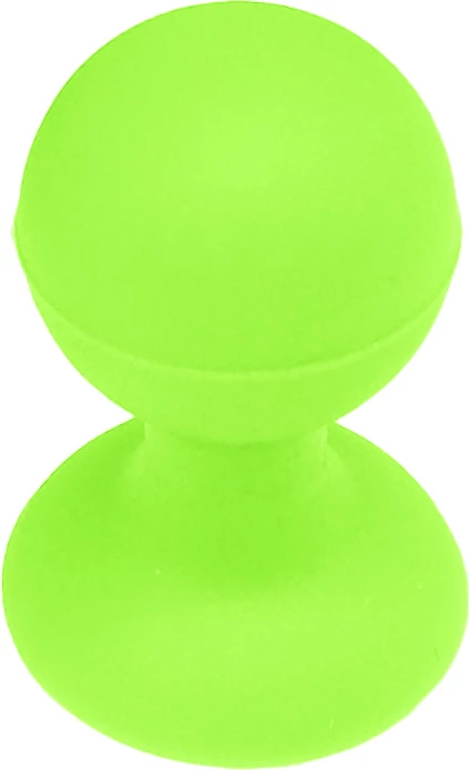 Mbajtëse telefoni Hurtel me kokë të rrumbullakët, silikon, e gjelbër