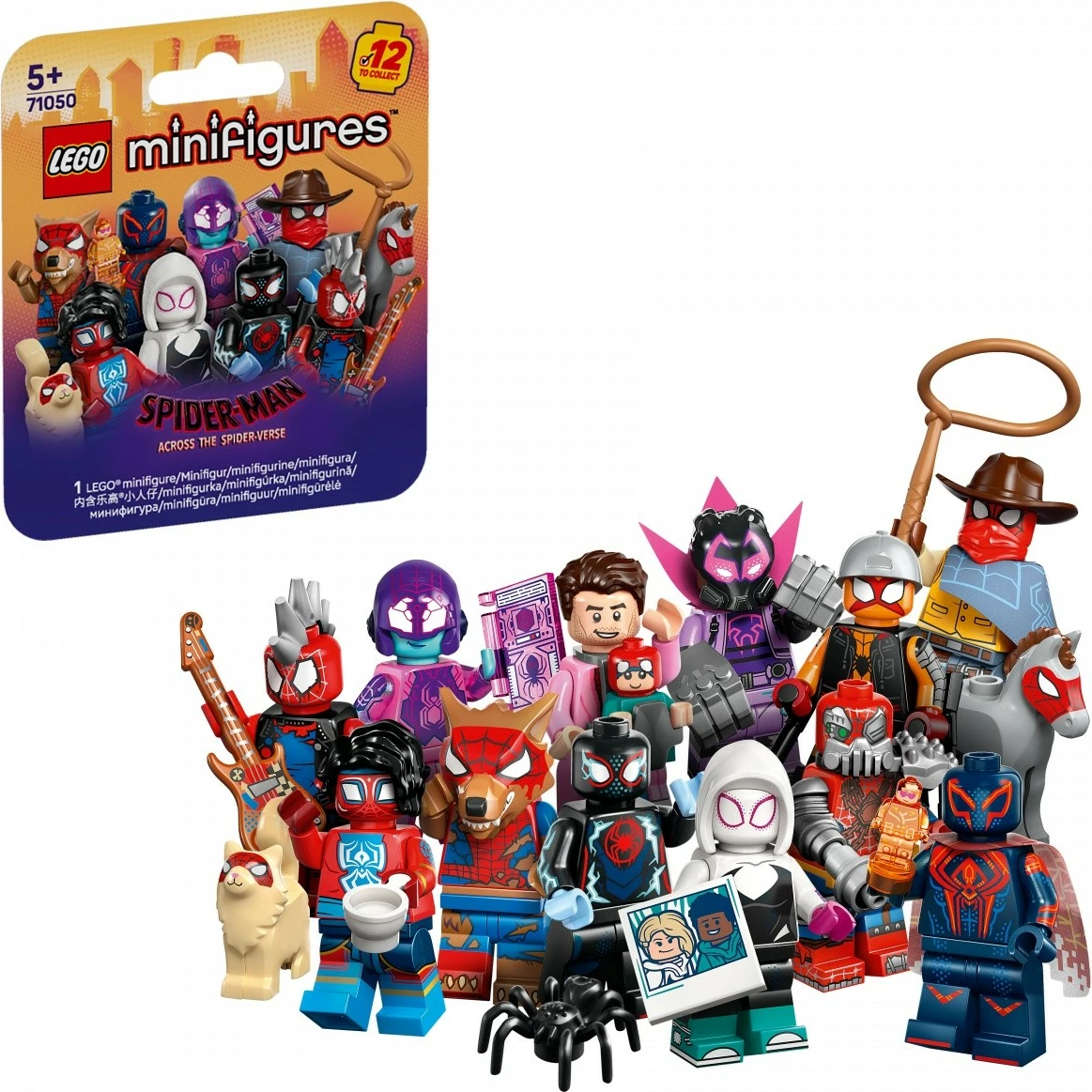 Minifigurë LEGO Spider-Man: Through the Multiverse 71050, 1 copë, plastikë