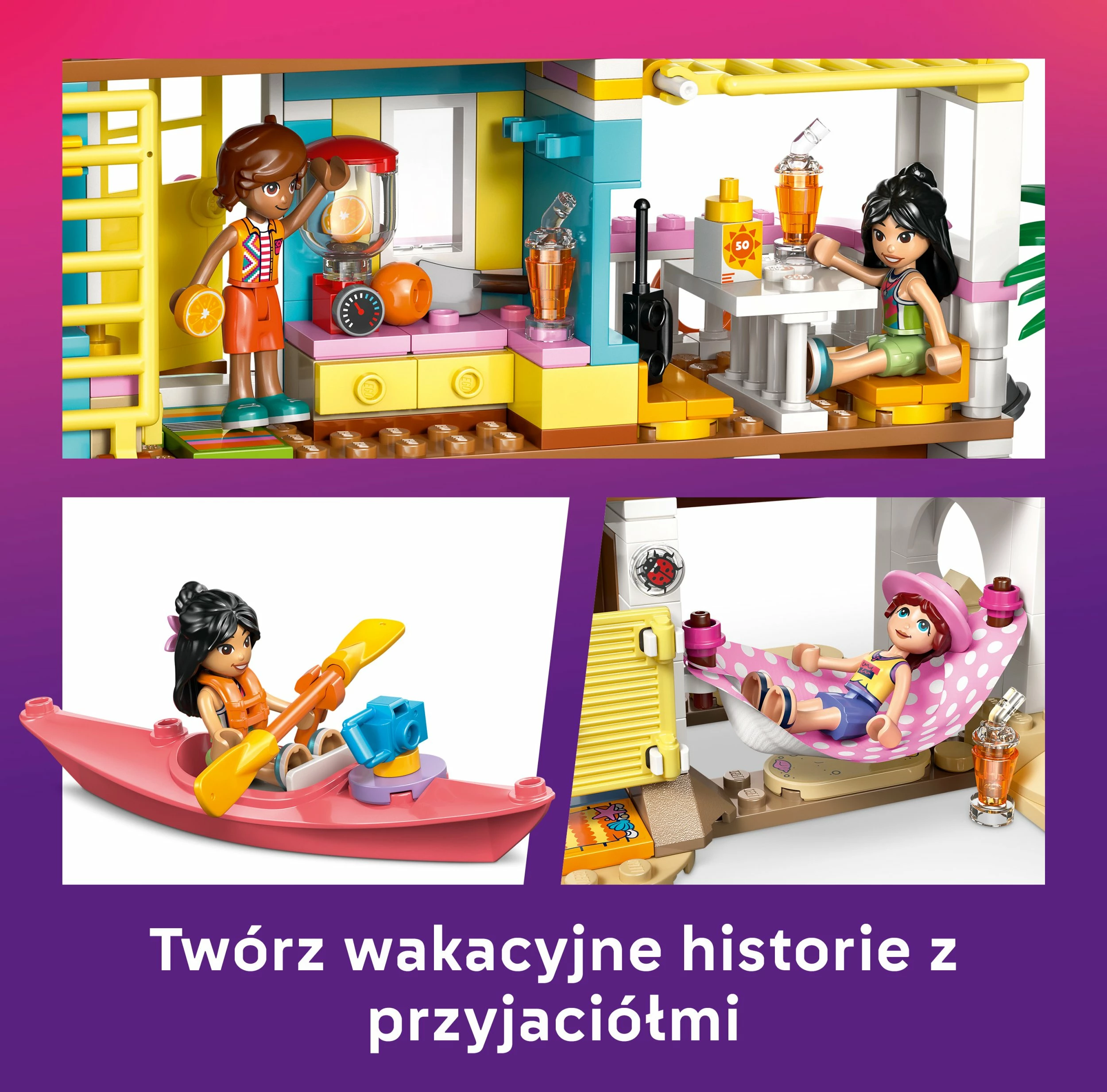 Set LEGO Friends Beach House with Seals 42699, 400 pjesë