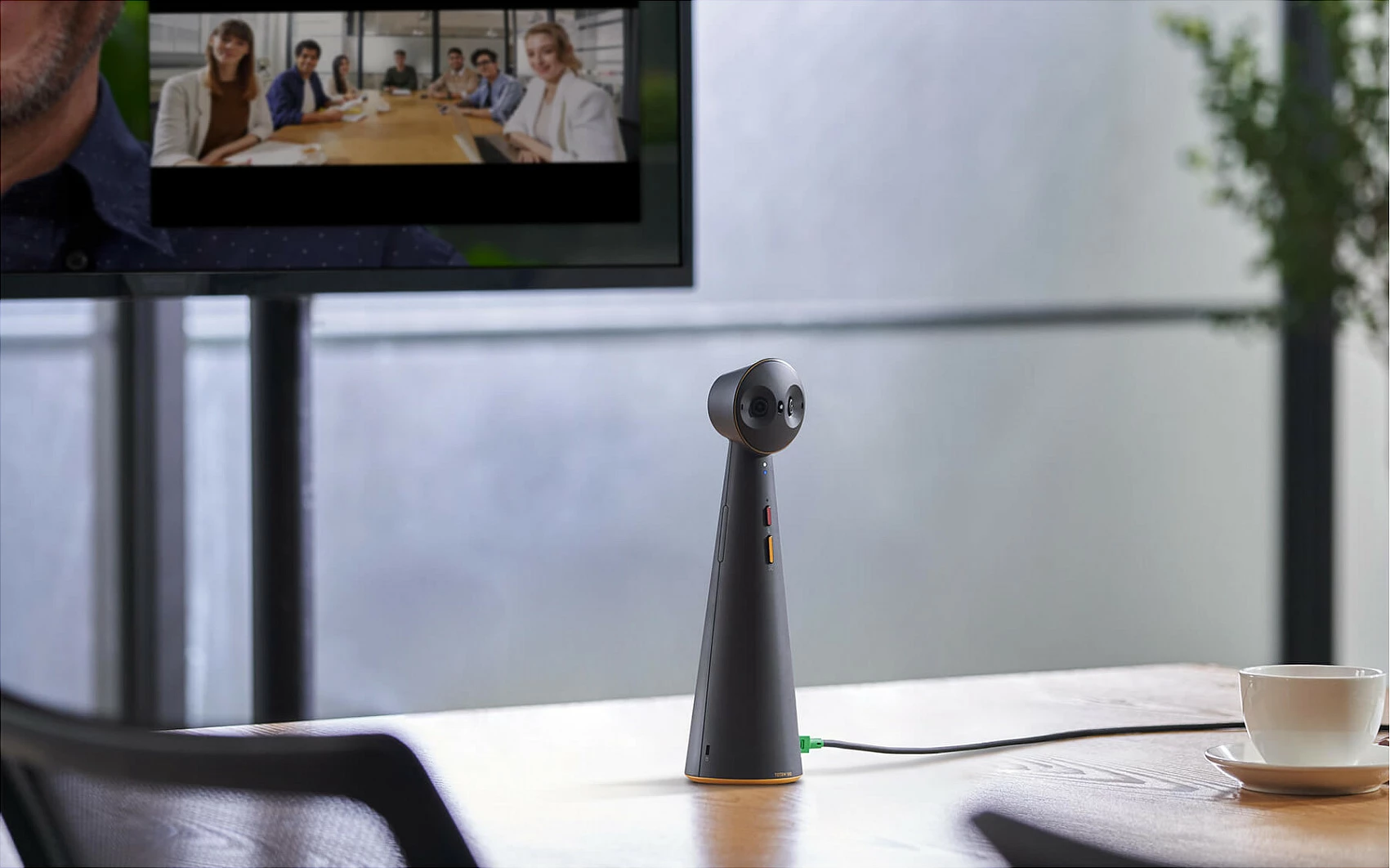 Kamerë video-konference IPEVO TOTEM 4K, 180° FOV, Microphone In, blu