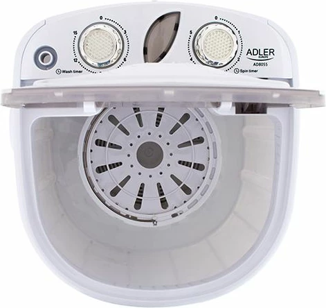 Makinë larëse mini Adler AD8055 me shtrydhje 3 kg, e bardhë