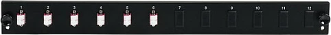 Panel frontor EFB Elektronik 1U 12-port, 6x LC Duplex OS2, metal, i zi