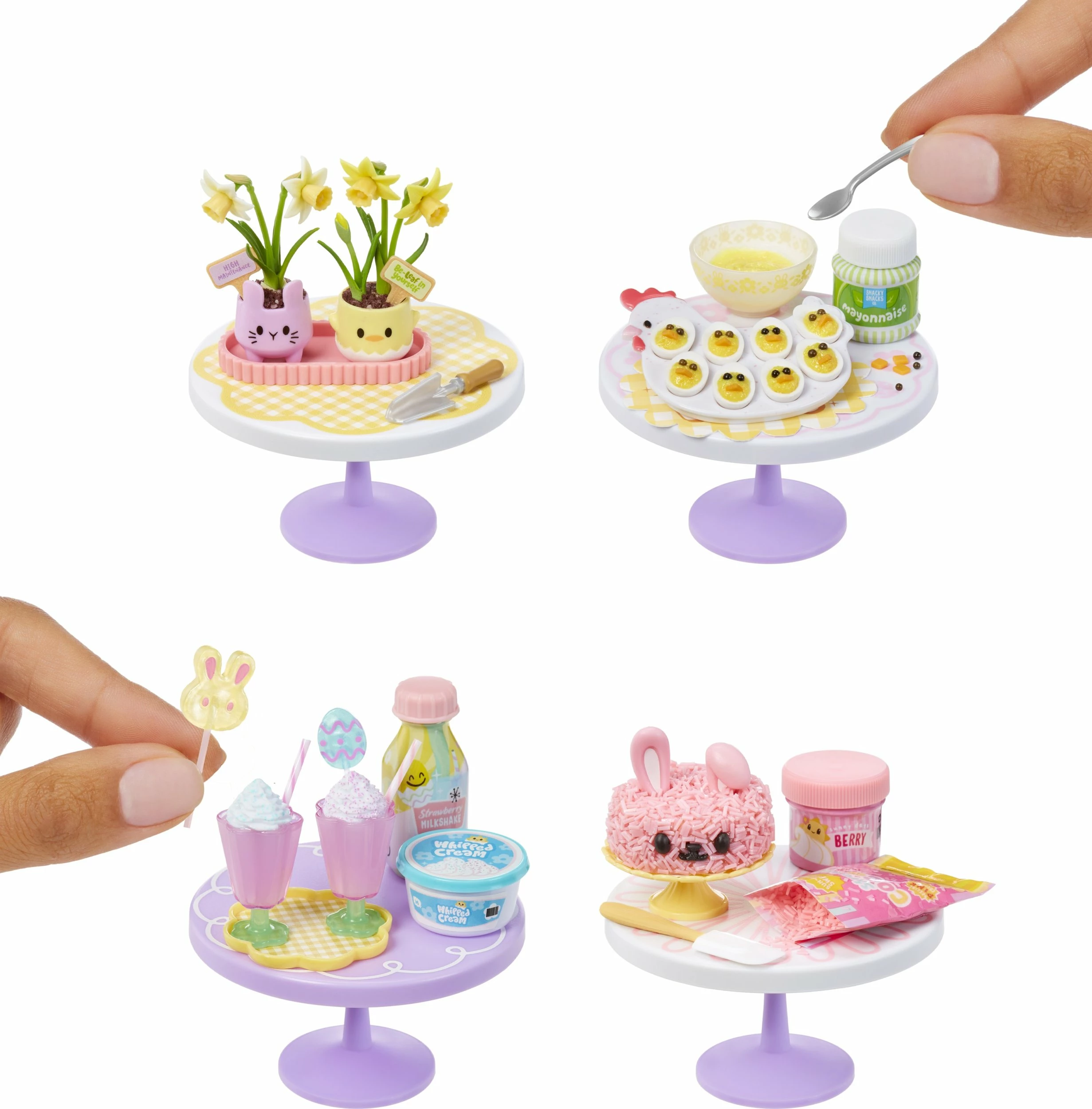 Set kreativ DIY MGA Miniverse Make It Mini Spring, 8+, 4 receta