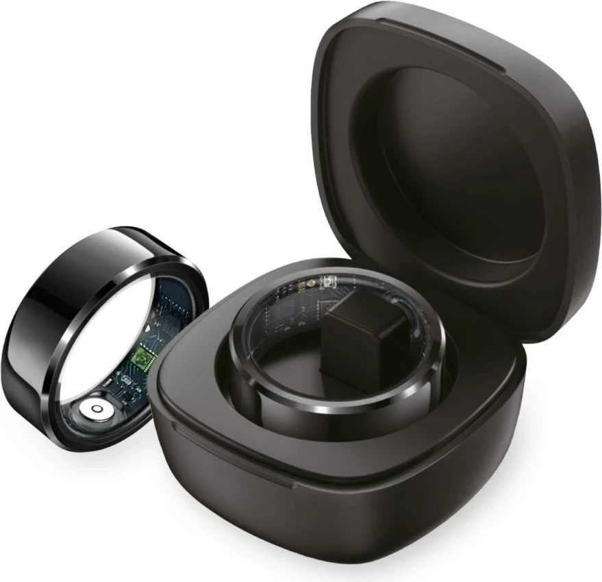 Unazë smart Techmade TM-NEXA-BK10 me kuti karikimi, e zezë