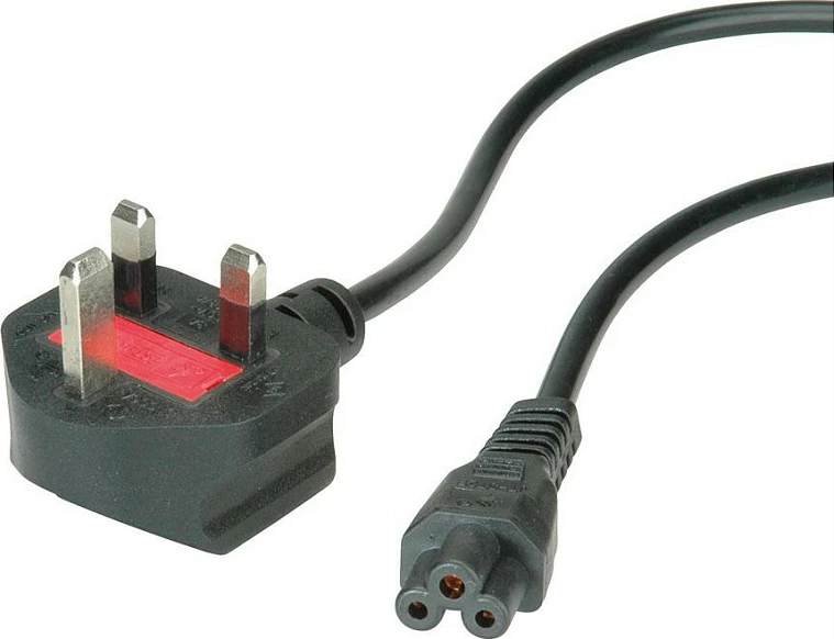 Kablë rryme VALUE, BS1363 në IEC 320-C5, 1.8 m, 250V/2.5A, e zezë