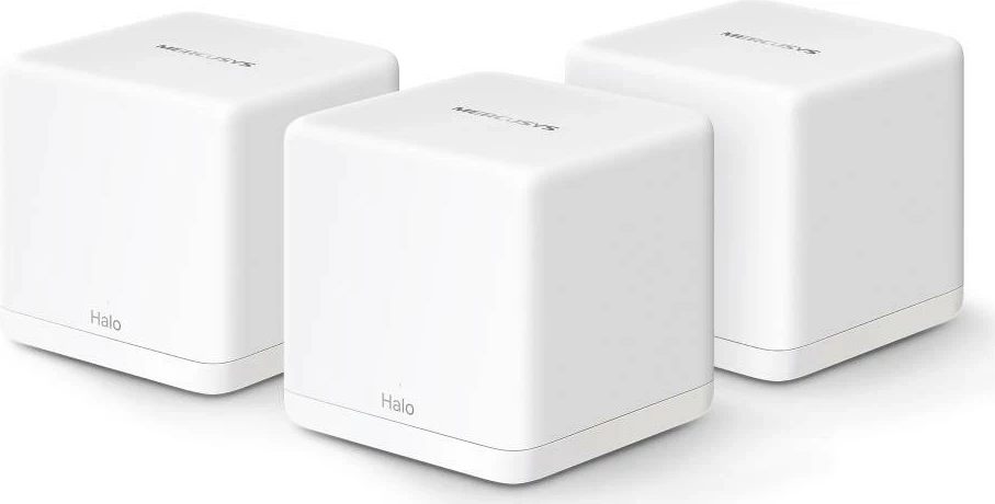 Router mesh Mercusys Halo H60X, Wi-Fi 6, 3-pack, bardhë