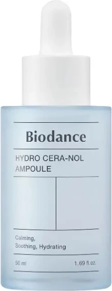 Ampulë fytyre hidratuese-qetësuese Biodance Hydro Cera-Nol për femra, 50ml