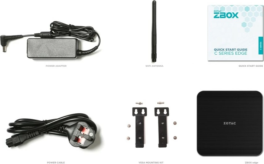 Mini PC Zotac ZBOX edge CI343, DDR5, PCI Express, Wi-Fi 6, 40 W