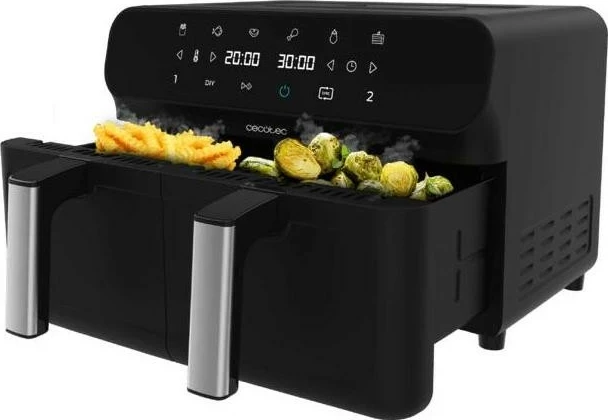 Fryer pa yndyrë Cecotec Cecofry Advance 9000 Window, 9L, 2200W, e zezë