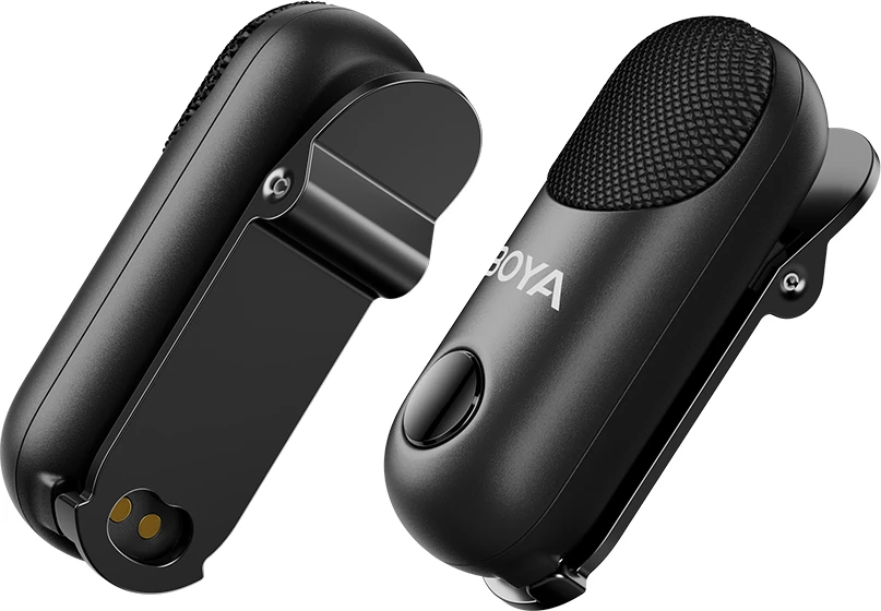 Mikrofon pa kabllo BOYA Magic-02 2.4GHz USB-C, set 2x transmitter + receivera + kuti karikimi, i zi