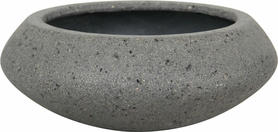 Vazo betoni SAGE, ngjyrë antracit, 40x40x16cm