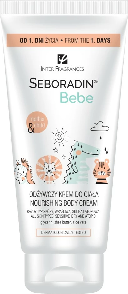 Krem trupi ushqyes për fëmijë Seboradin BEBE, 200ml