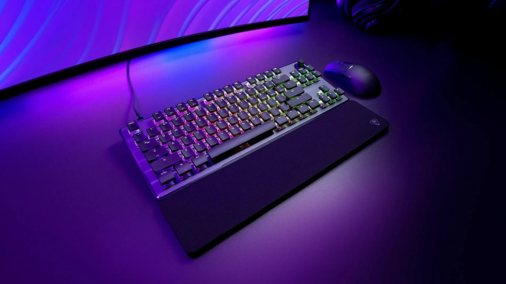 Tastierë mekanike gaming Turtle Beach Vulcan II TKL Pro, RGB, USB-A me kabllo, e zezë