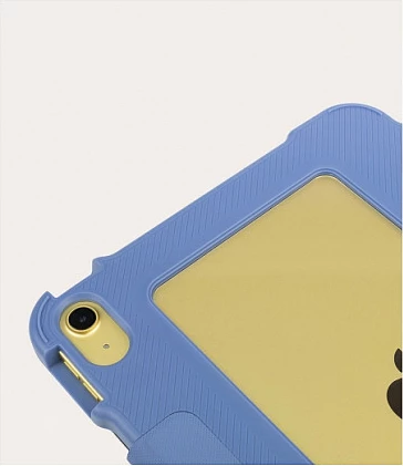 Mbështjellës folio Tucano Alunno për iPad 10.9" (10th/11th Gen), rugged, stand 3 pozita, Sky Blue