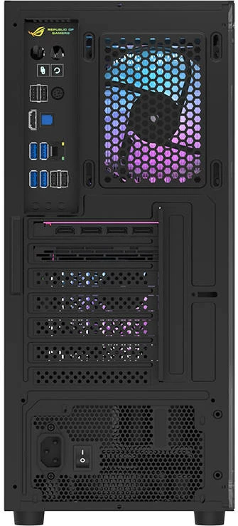 Kasë Darkflash A290 me 3 ventilatorë, Middle Tower, xham i temperuar, e zezë