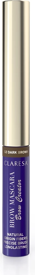 Mascara për vetulla Claresa Brow Creator për femra 02 Dark Brown 6g