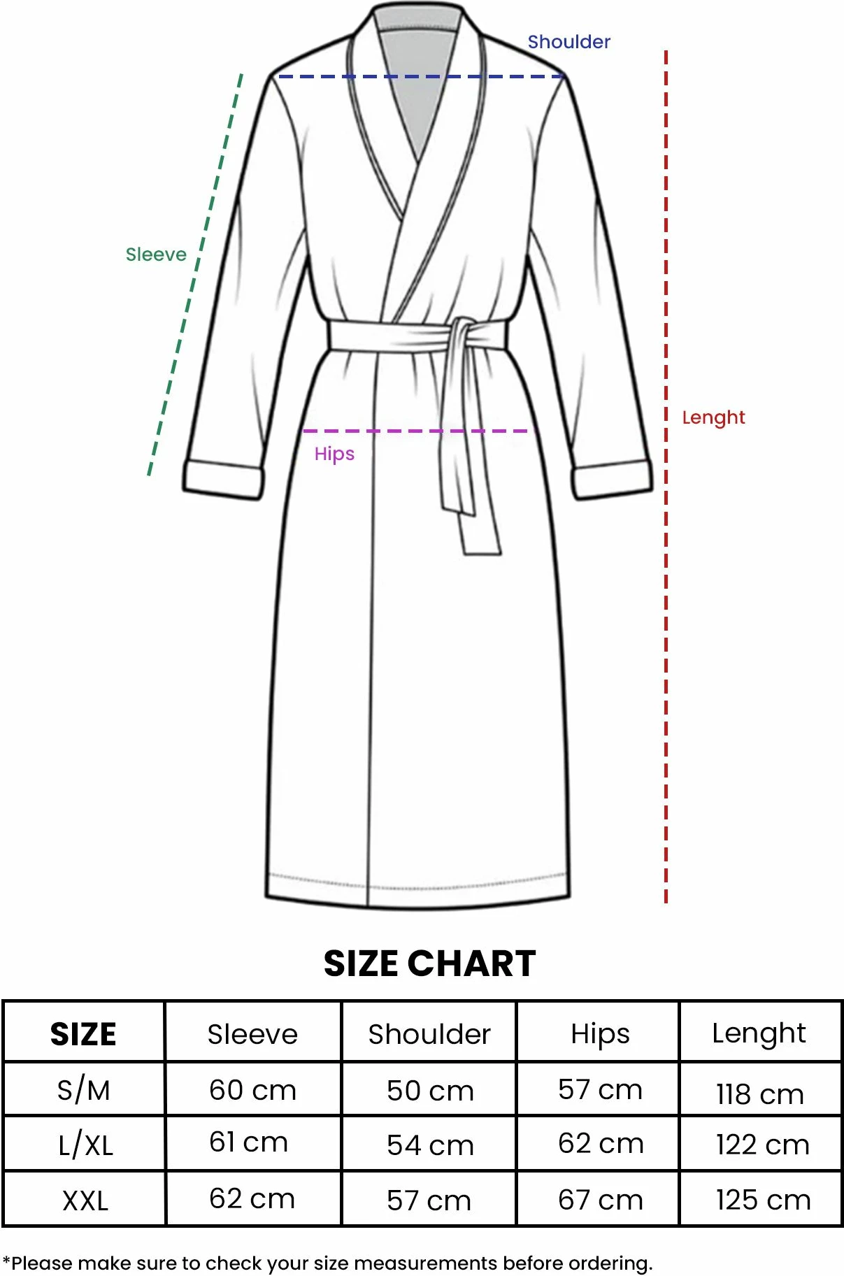 Rrobdeshamber uniseks Mijölnir, kimono, ngjyrë ecru