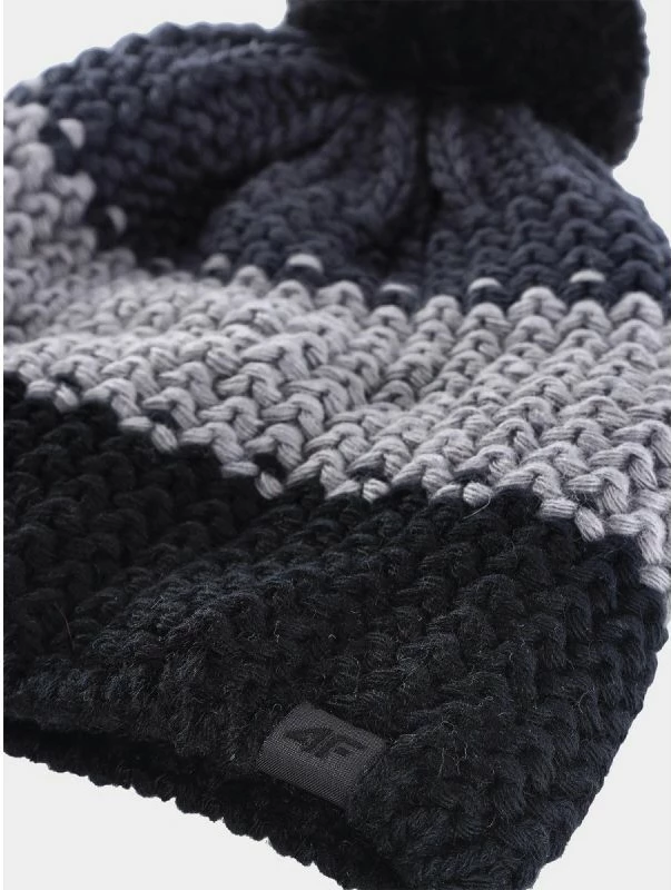 Kapelë dimri për djem 4f me pompon