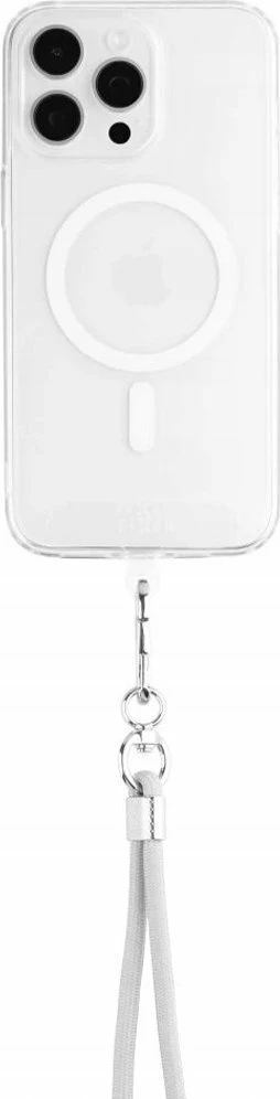 Lanyard për celular Fixed NeckUni 40-76 cm nylon universal, gri