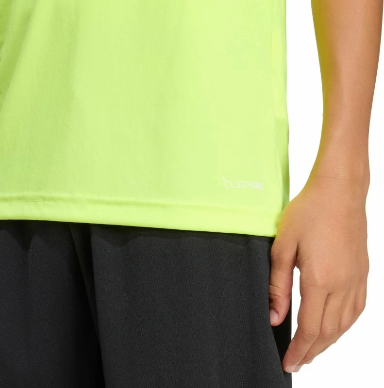 Fanellë për fëmijë adidas, e verdhë neon