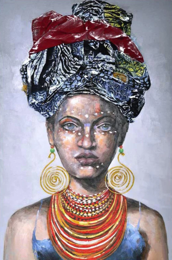 Pikturë dekorative CILA, kanavacë, shumëngjyrëshe, 80x120x3 cm