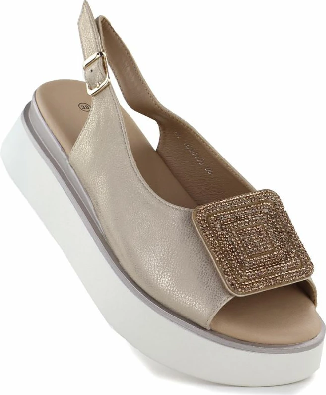 Sandale për femra Potocki SZ12590, të arta