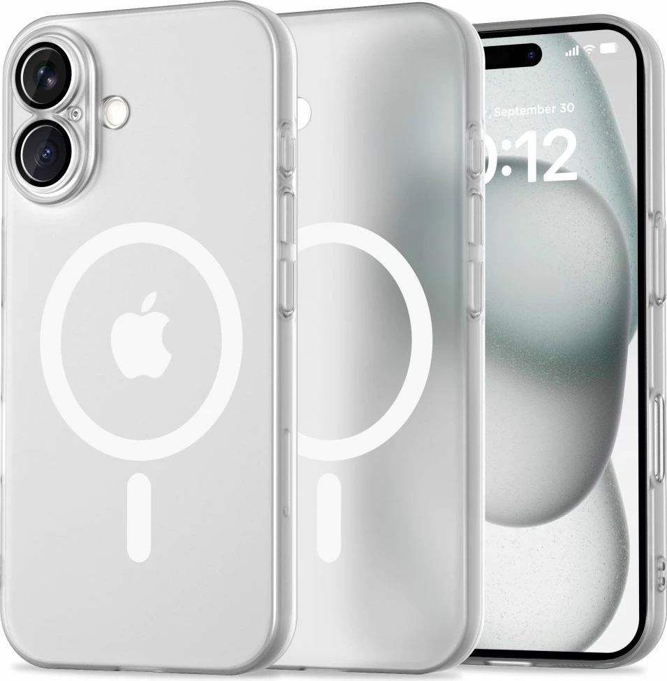 Mbështjellës Tech-Protect MagSlim MagSafe për iPhone 16, i zi