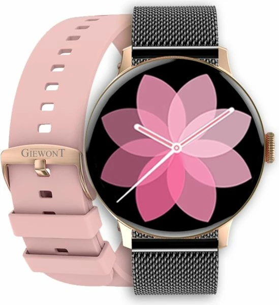 Smartwatch për femra Giewont, rozë gold