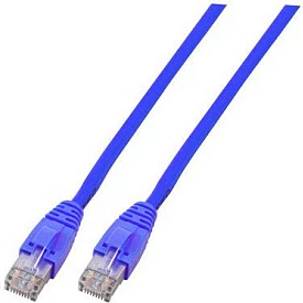 Kabllo LAN EFB Elektronik Cat6 RJ45 10m, blu
