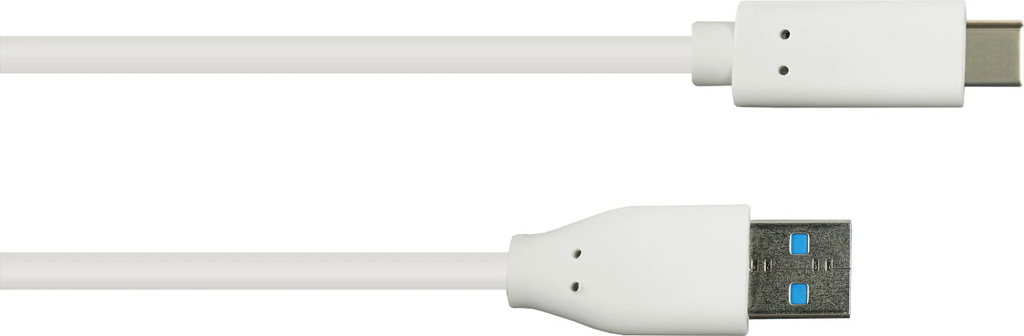 Kabllo USB GoodConnections Alcasa 2831-AC005W, USB-A në USB-C, 0.5 m, USB 3.2 Gen 2 10 Gbit/s, e bardhë