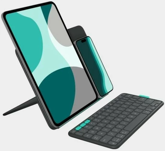 Mbështjellës me tastierë Logitech Flip Folio për iPad Pro & Air 11" grafit